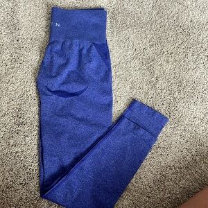 NVGTN: Electric Blue Contour Seamless Leggings